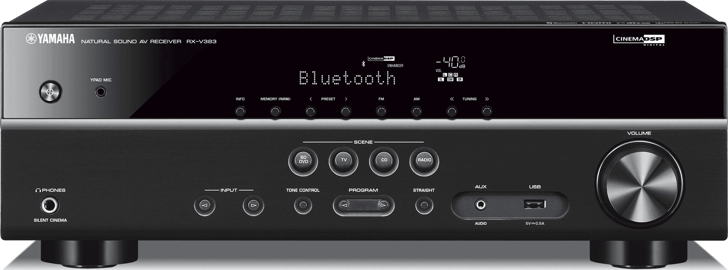 Yamaha RX-V383 5.1 AV-viritinvahvistin 1 Yamaha RX-V383 5.1 AV-viritinvahvistin
