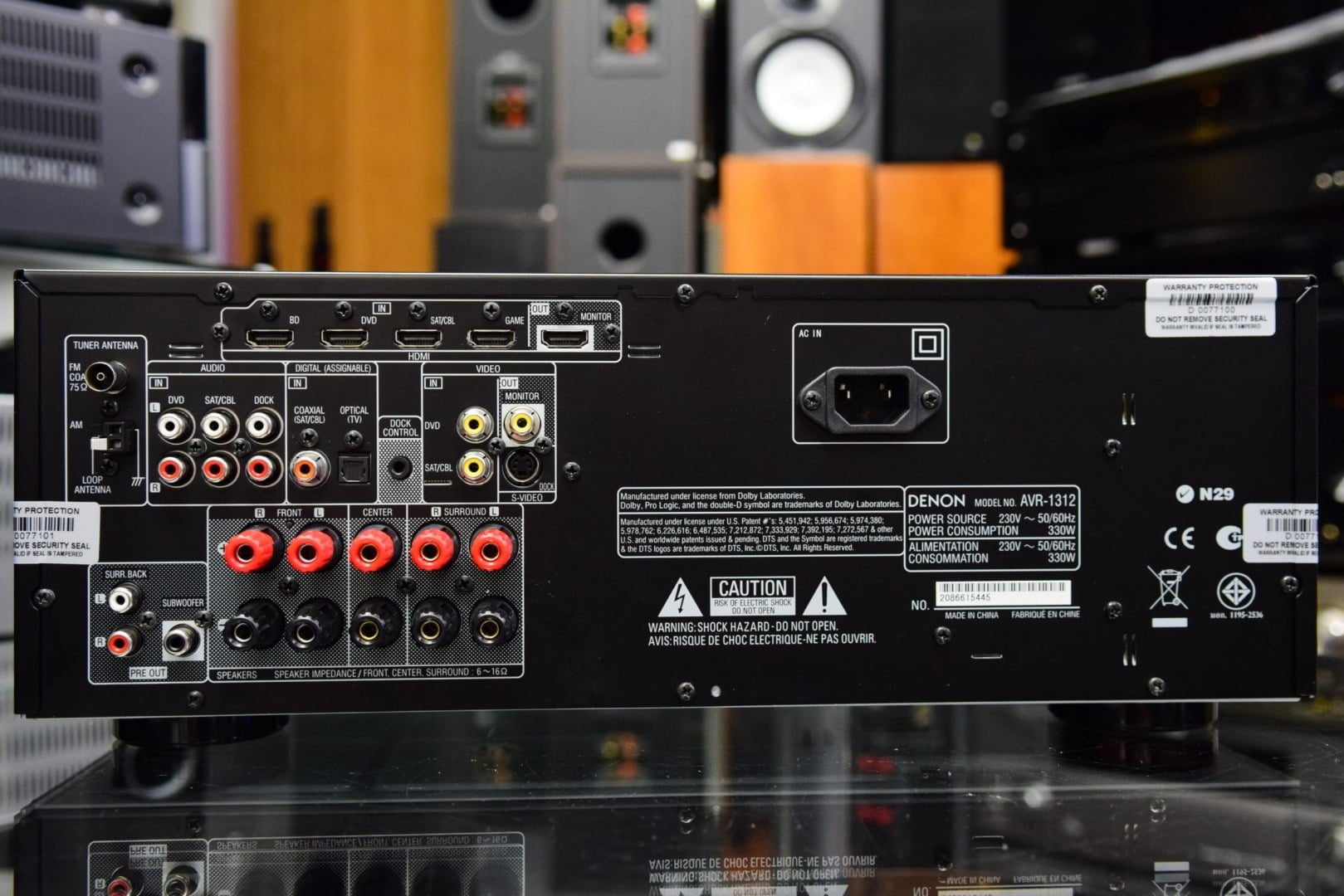 Denon AVR-1312 5.1 viritinvahvistin 3 Denon AVR-1312 5.1 viritinvahvistin - Image 3