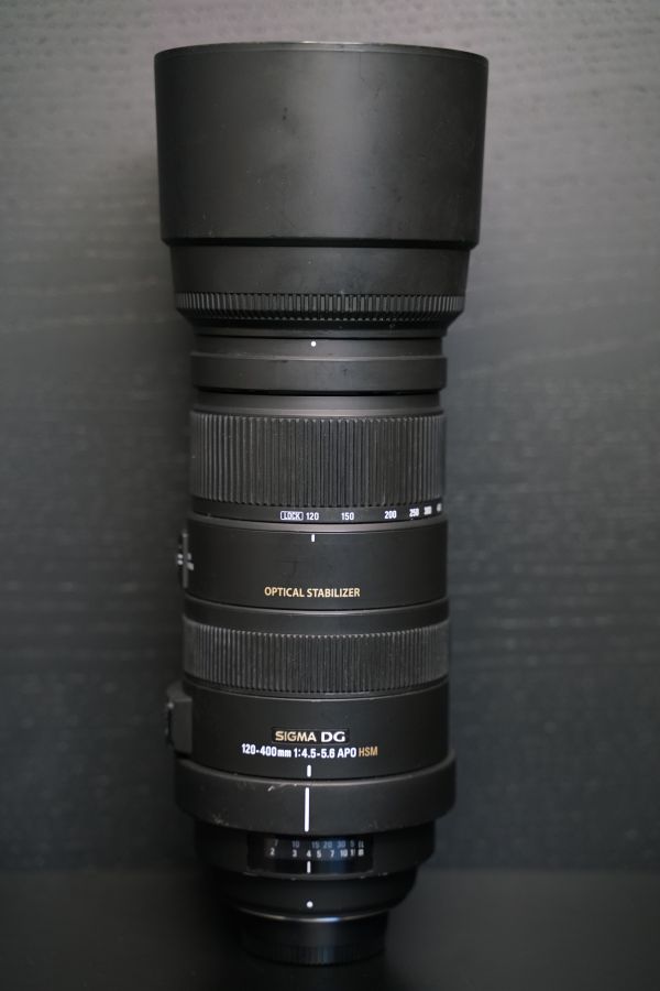 Sigma 120-400mm F4,5-5.6 APO DG OS NIKON käytetty - Image 7