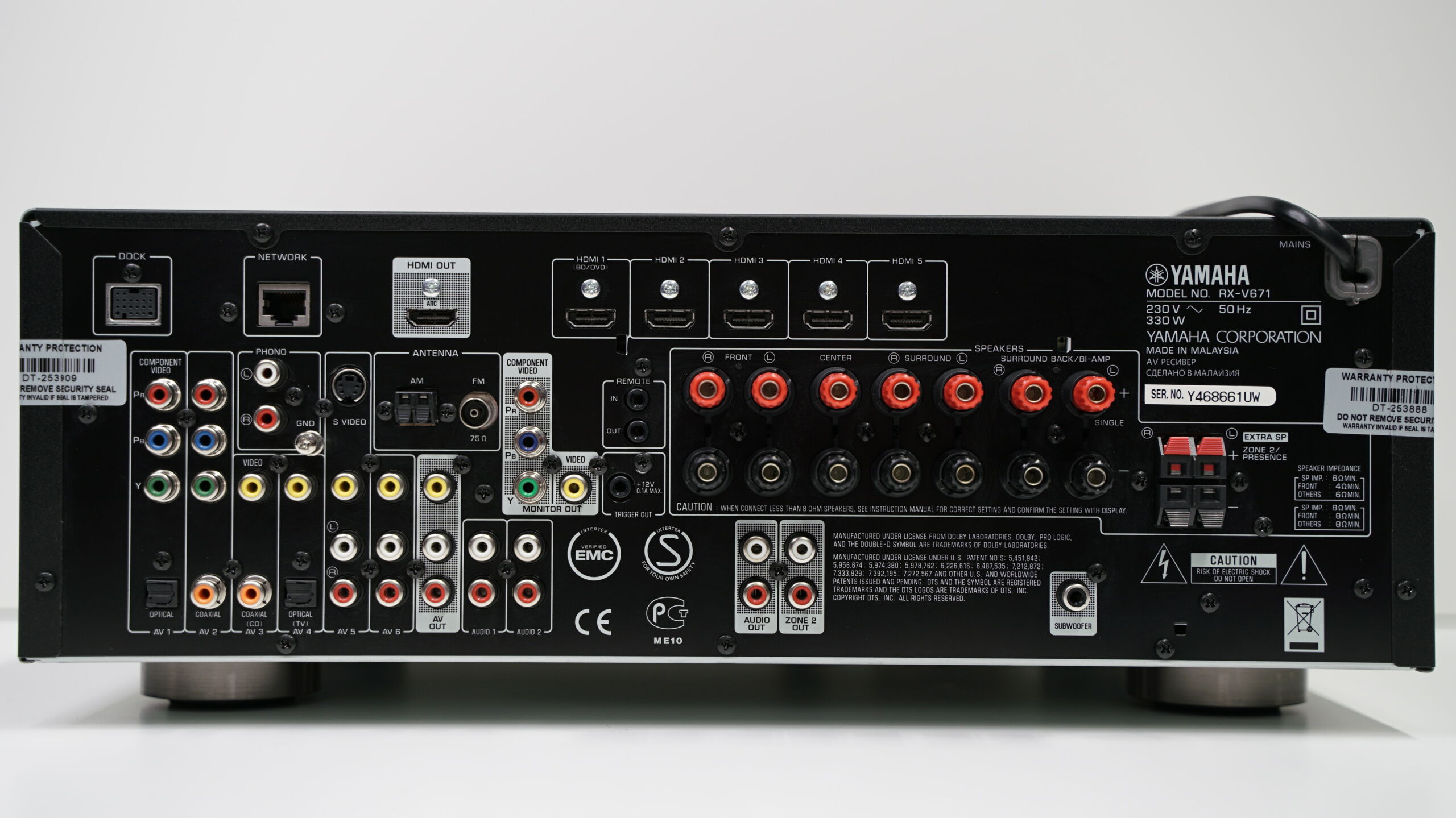 (Myyty) Yamaha RXV671 viritinvahvistin Audio & HiFi TVAudio.fi