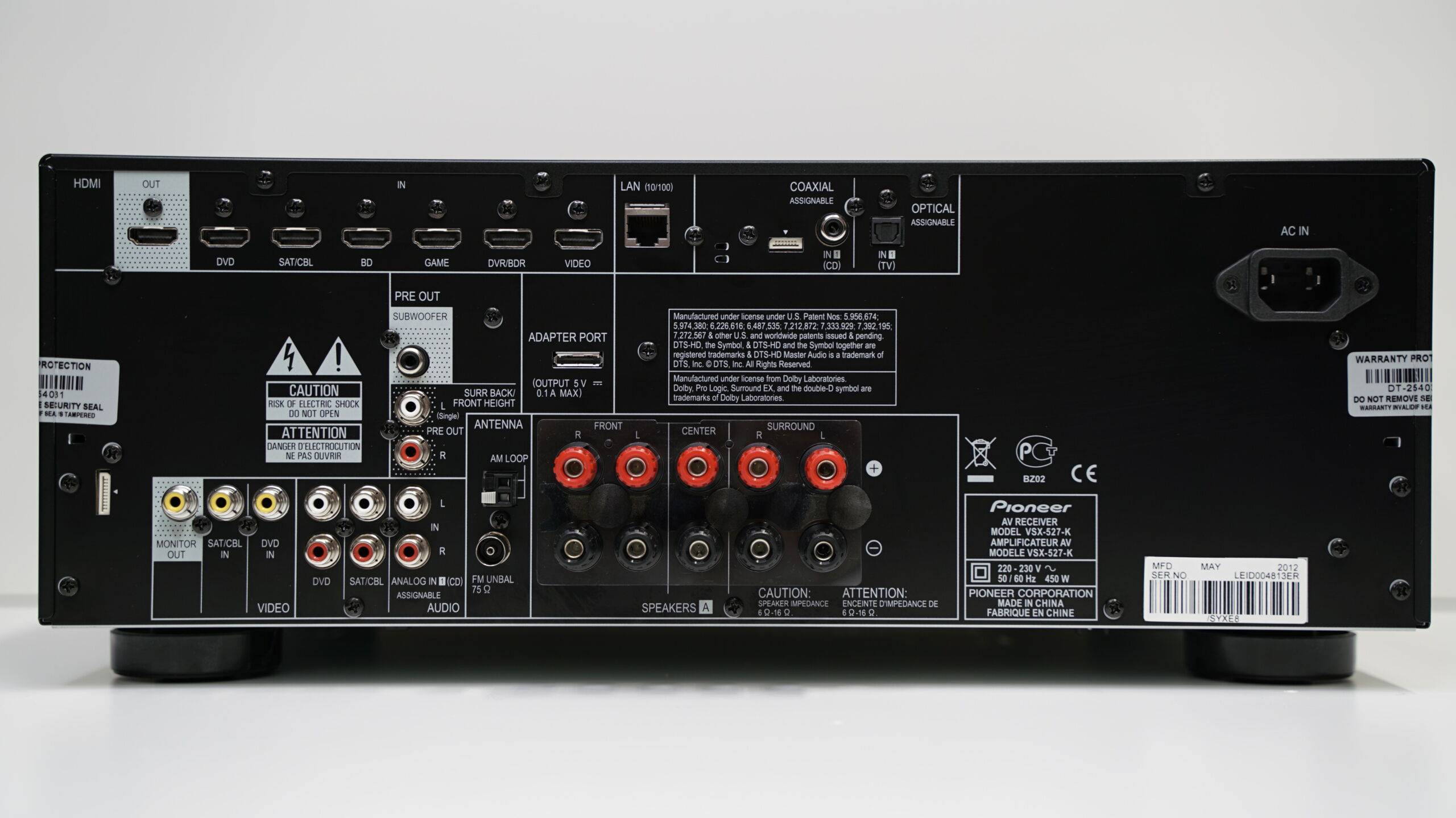 Pioneer VSX-527 viritinvahvistin 2 Pioneer VSX-527 viritinvahvistin - Image 2