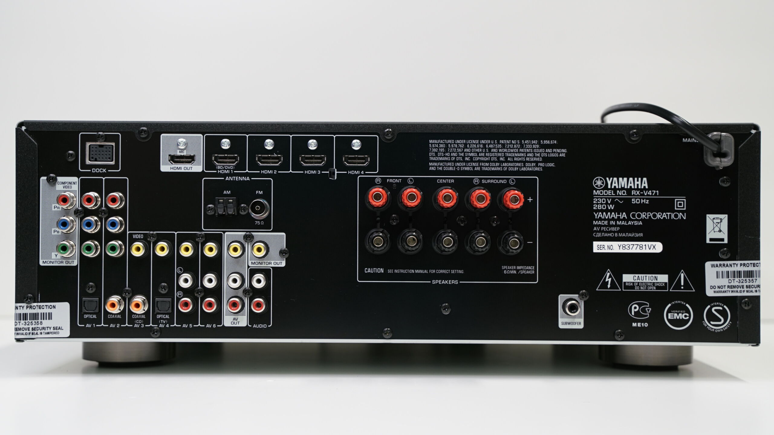 Yamaha RX-V471 viritinvahvistin 3 Yamaha RX-V471 viritinvahvistin - Image 3
