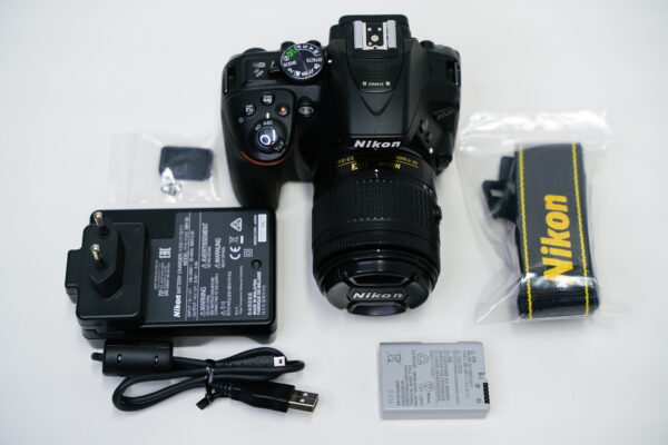 NIKON D5300 kamera ja Nikkor AF-P 18-55VR objektiivi käytetty - Image 12