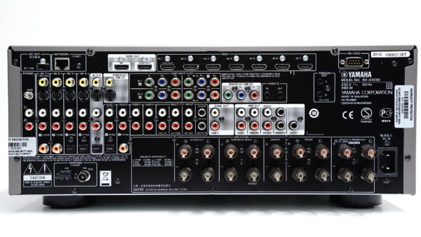 (Myyty) Yamaha RX-A1030 7.2 kotiteatterivahvistin verkkotoiminnoilla, 7 x 110W (8Ω) - Image 4
