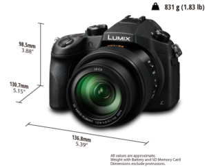 PANASONIC LUMIX DMC FZ1000 4k +25-400mm F2.8-4 Leica käytetty