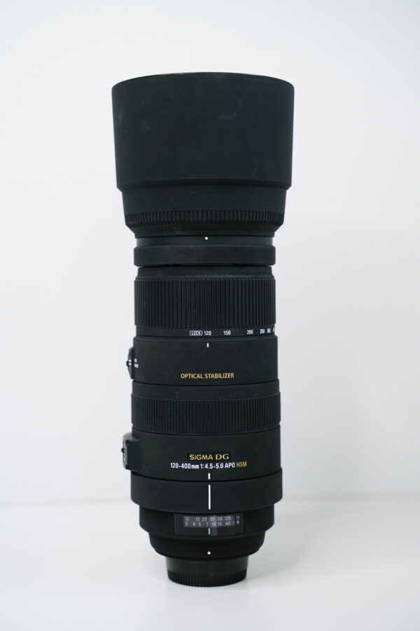 Sigma 120-400mm F4,5-5.6 APO DG OS HSM NIKON käytetty - Image 6
