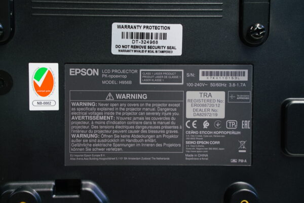 Epson Home Cinema EH-LS500B Android TV Edition 3D 4K PRO-UHD -laserlähiprojektori - Image 7