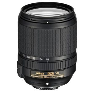 Nikkor AF-S DX 18-140mm f/3.5-5.6G VR -objektiivi KÄYTETTY