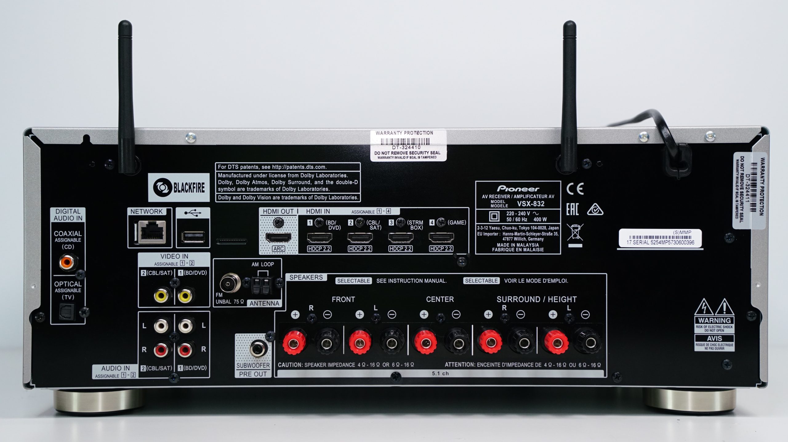 Pioneer VSX-832 3 Pioneer VSX-832 - Image 3