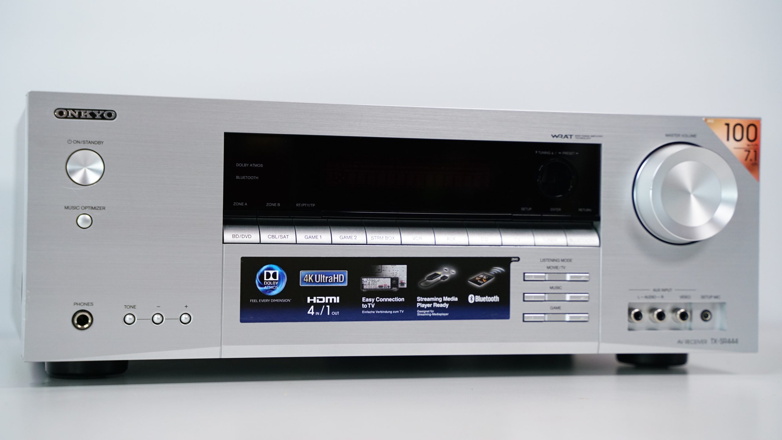 Onkyo TX-SR444 viritinvahvistin Bluetooth 1 Onkyo TX-SR444 viritinvahvistin Bluetooth