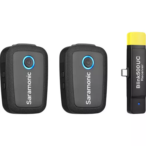 Saramonic Blink 500 B6 (TX+TX+RX UC) 2 to 1 - 2,4 GHZ (USB-C) 1 Saramonic Blink 500 B6 (TX+TX+RX UC) 2 to 1 - 2,4 GHZ (USB-C)